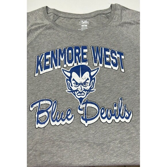 NWOT PEL-ATHLETIC Graphic T-shirt Kenmore West Blue Devils M - Picture 7 of 16